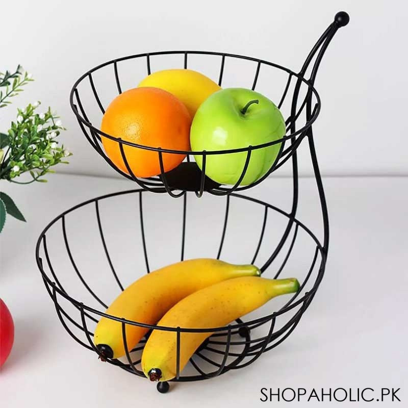 Double Layer Fruit Vegetable Basket