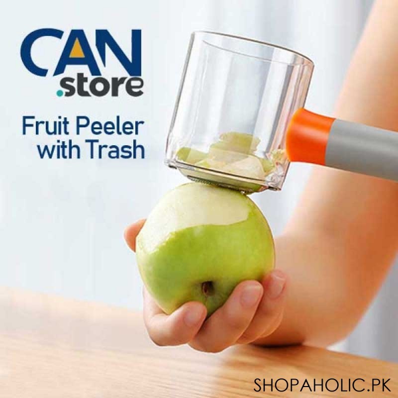 Can Store Fruit Peeler with Trash