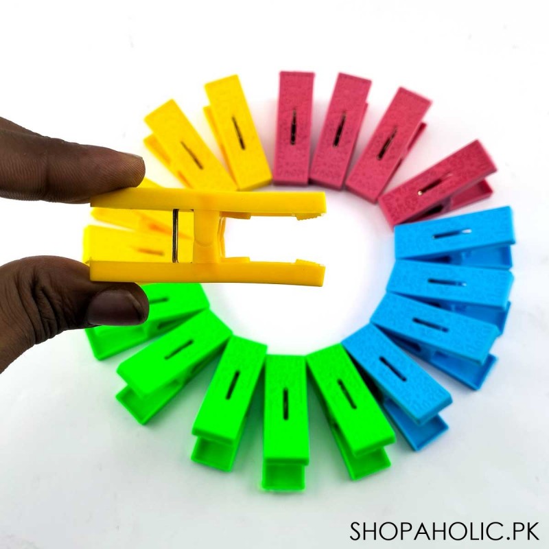 18 Pegs Plastic Clothes Clips