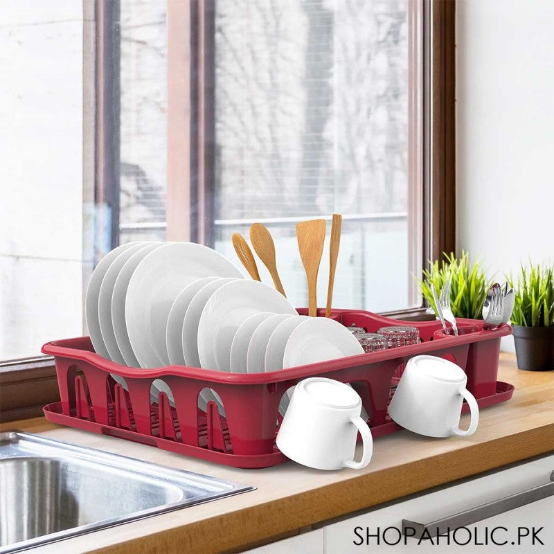 Large Dish Rack with Drainer