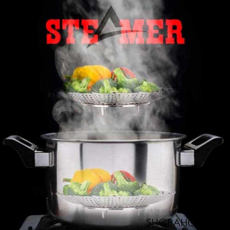 Collapsible Stainless Steel Steamer