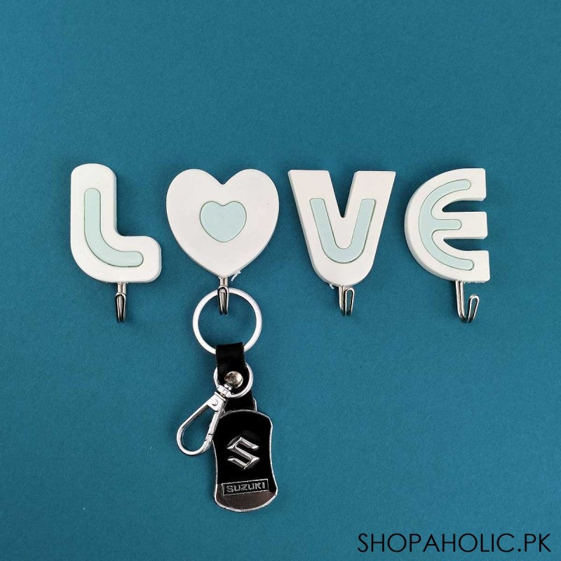 (Set of 4) LOVE Alphabets Hooks