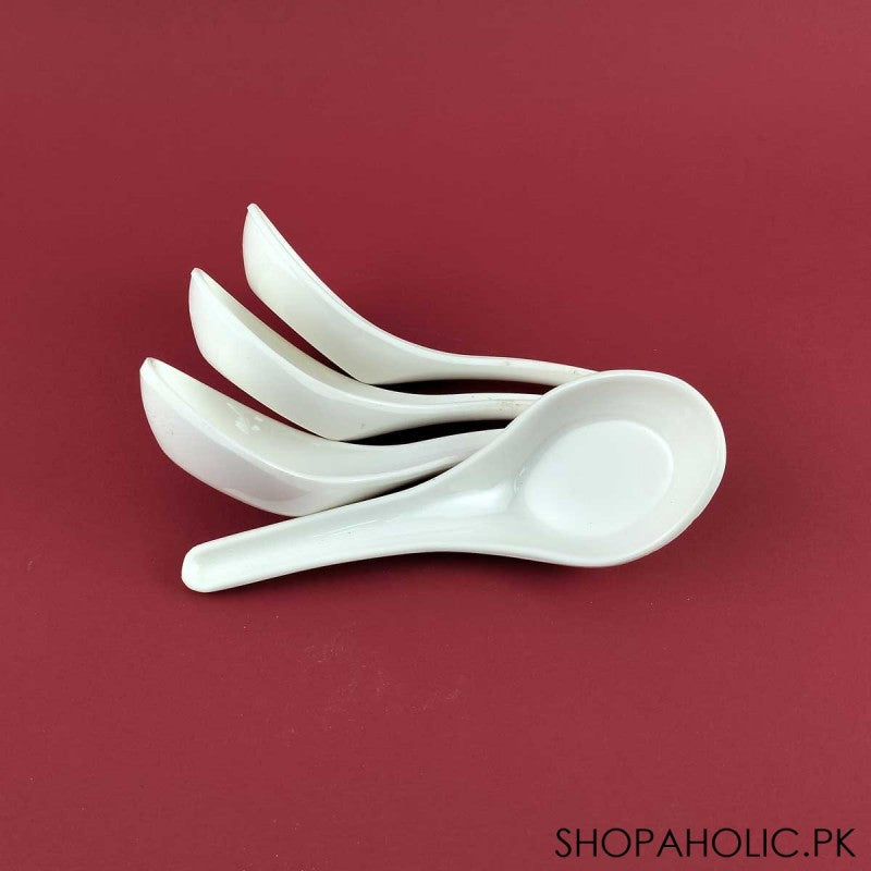 (Set of 4) Melamine Soup Spoons