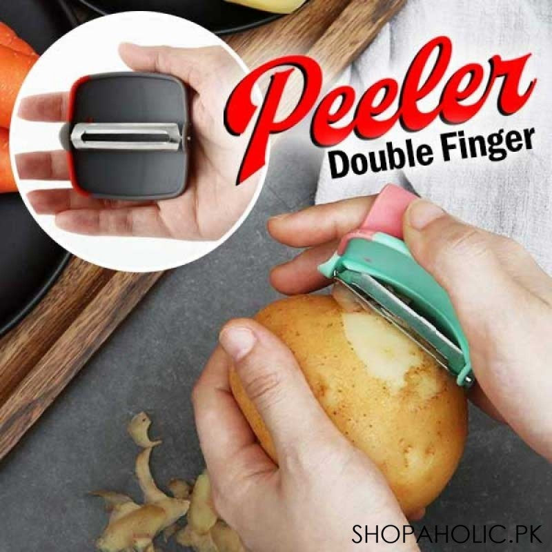 Handy Double Finger Peeler