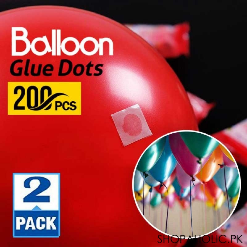 (Pack of 2) Balloon Glue Dots Tape