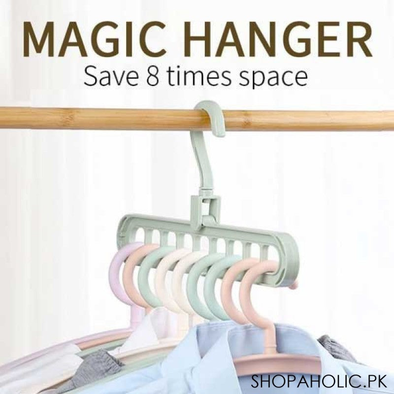 Nine Hole Magic Folding Super Hanger