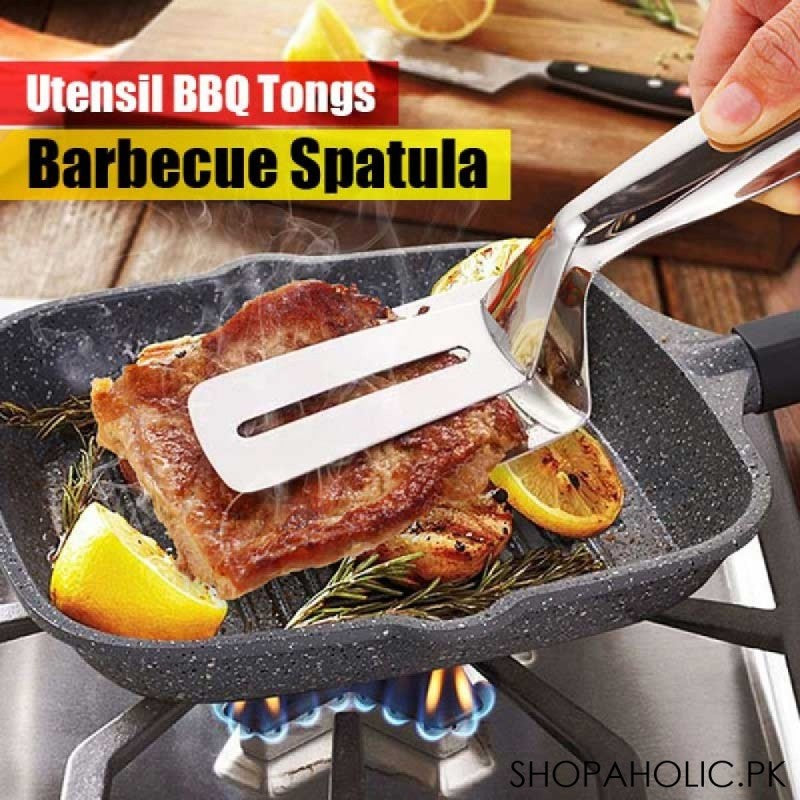 Utensil Stainless Steel BBQ Tong