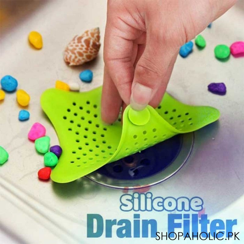 (Pack of 2) Star Silicone Drain Filter