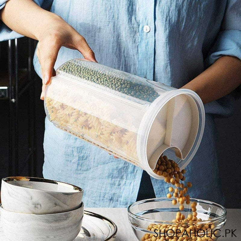 3 Compartment Food Storage Jar