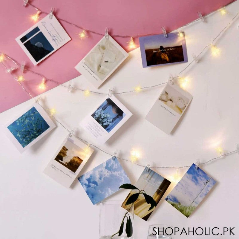 20 Photo Clips String Hanging Lights