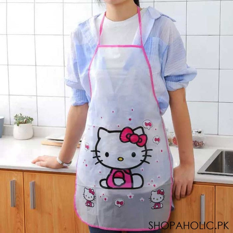 Cartoon Design Waterproof Apron (Random Design) (Size Medium)