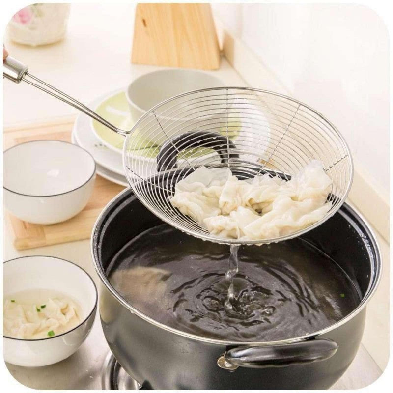 New Deep Frying Spoon Mesh Net Strainer