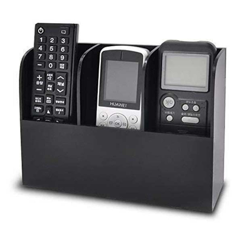 Triple Remote Wall Holder Black