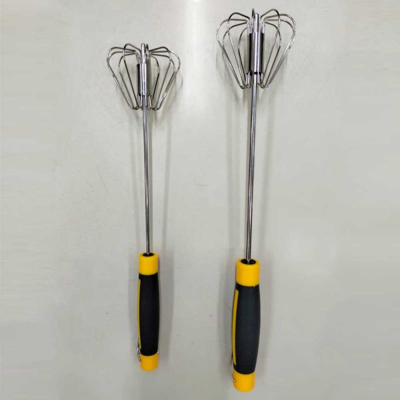 Stainless Steel Hand Push Egg Beater