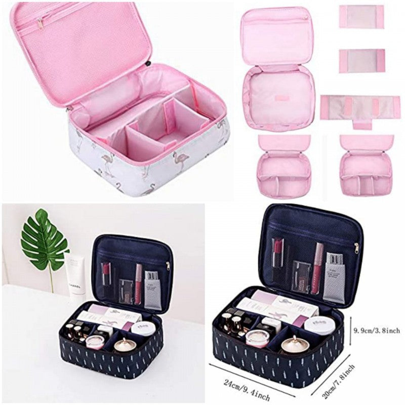 Zipper Travel Cleaning Pouch Toiletries Travel Storage Bag Mini Casual Portable Cosmetic Bag Waterproof Makeup Organizer